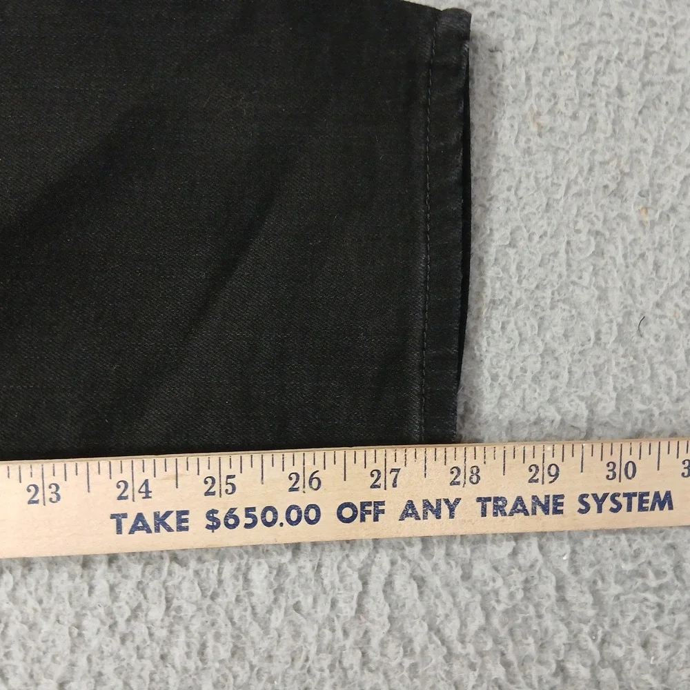 Old Navy Pop Icon Skinny High Rise Distressed Black Jeans Women's 10 EUC